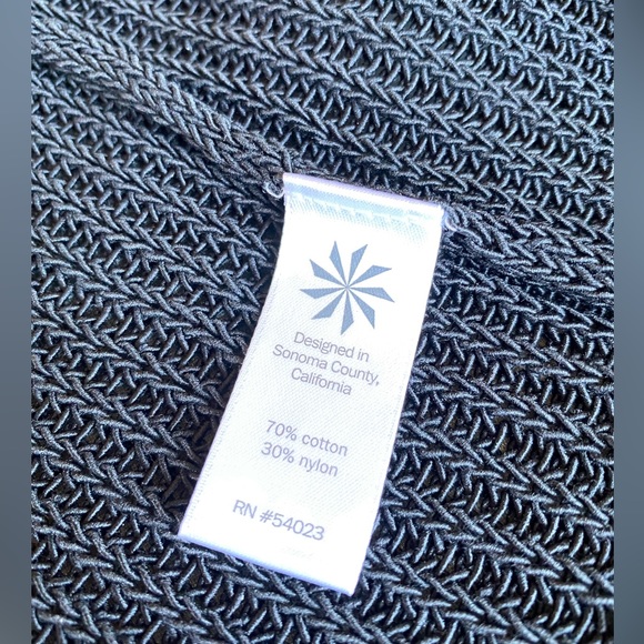 Athleta Open Weave Long Cardigan XS Black - Picture 7 of 9